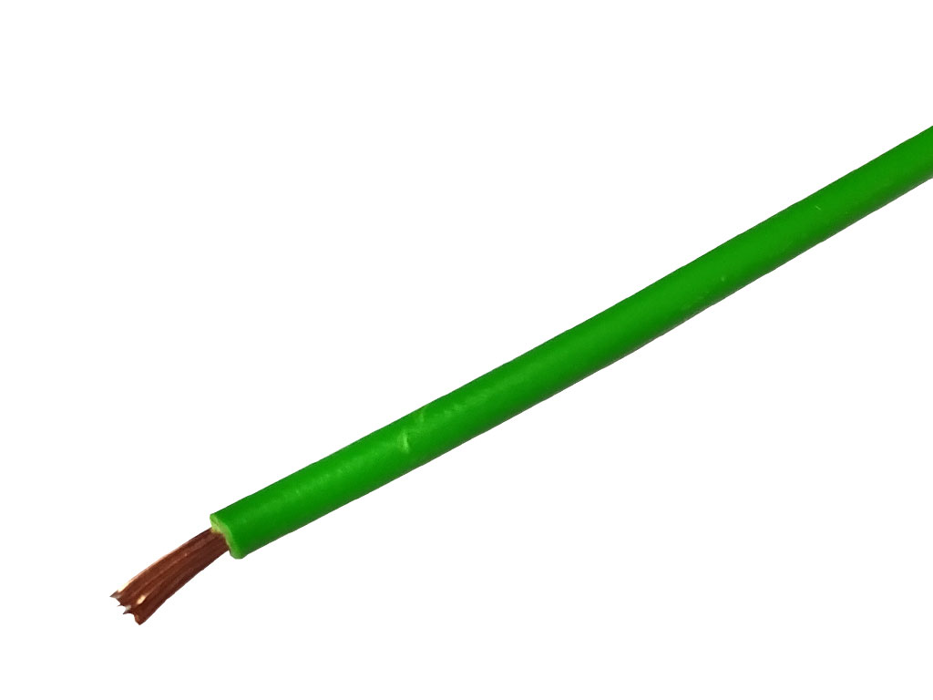 Kabel - metráž, HELUKABEL 29107 Cu licna / lanko H05V-K 1 x 0.75 mm² - barva zelená