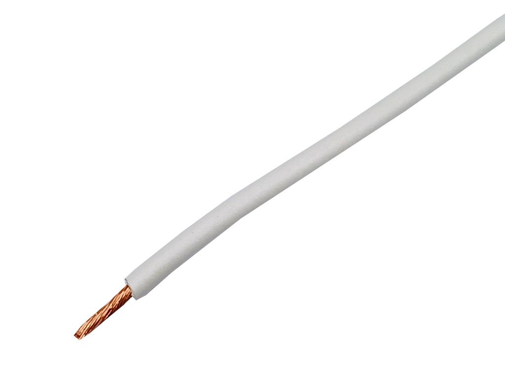 Kabel - metráž, HELUKABEL 29118 Cu licna / lanko  H05V-K 1 x 1 mm² - barva bílá