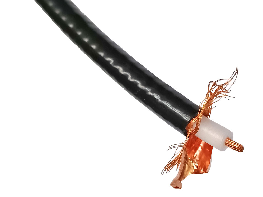 Kabel - metráž, koaxiální kabel AIRCELL 7, 50 Ohm černý 