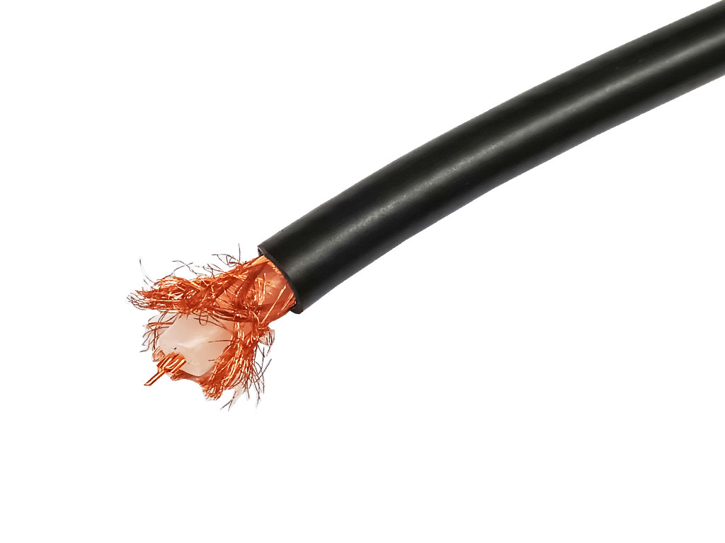 Kabel - metráž, koaxiální kabel RG 213/U , 50 Ohm černý 