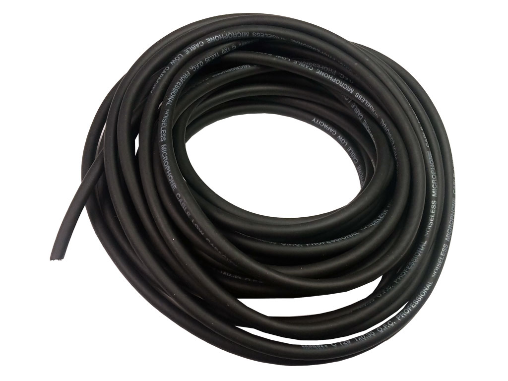 Kabel - metráž mikrofonní kulatý stíněný 1 x 0,35 mm2