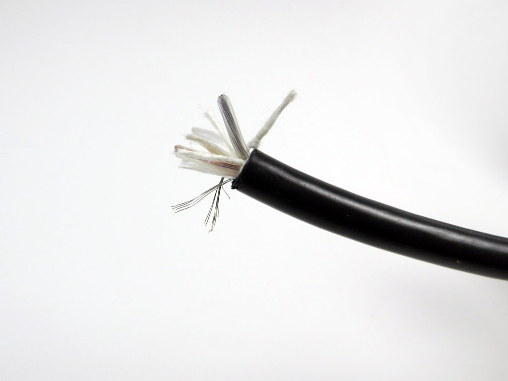 Kabel - metráž mikrofonní kulatý stíněný 2 x 0,35 mm2
