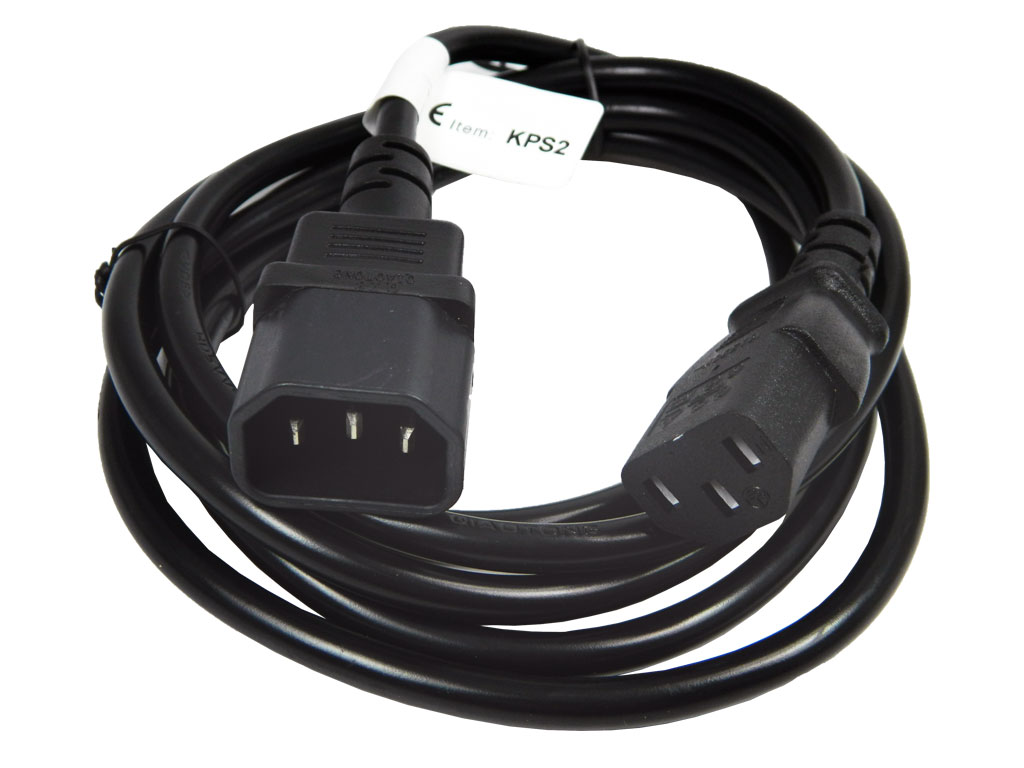 Kabel napájecí prodlužovací PremiumCord 2m k počítači KPS2