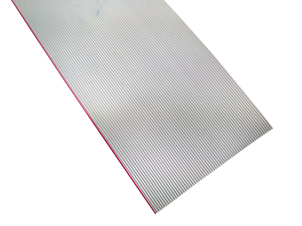 Kabel plochý vícežilový, šedý, 64x28AWG, Cu, nestíněný