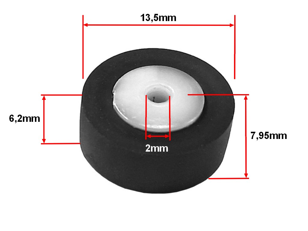 Kladka přítlačná Audio AP120 13.0 x 8.0 x 2.0 mm  originální JVC 