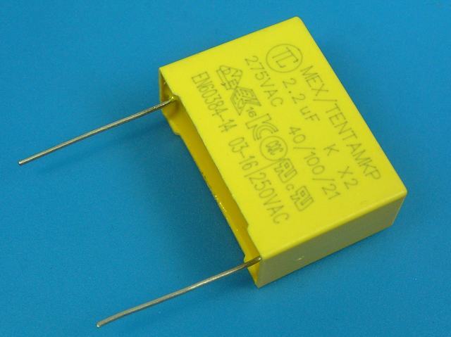 Kondenzátor IMP  2,2uF/275V AC  X2  MKP/YYE   225/275V
