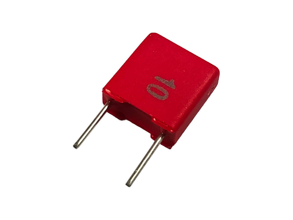 Kondenzátor fóliový 220nf / 40V AC, 63V DC, MKT, ±10%, polyester ( 224, 224J, 0.22uf ) RM= 5.0mm