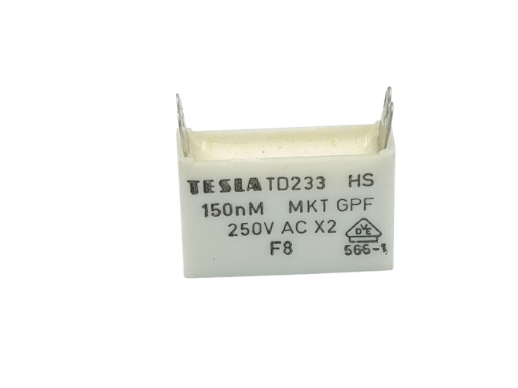 Kondenzátor odrušovací 150nF 250V X2 TD233HS ( ETA 9846 09216 )