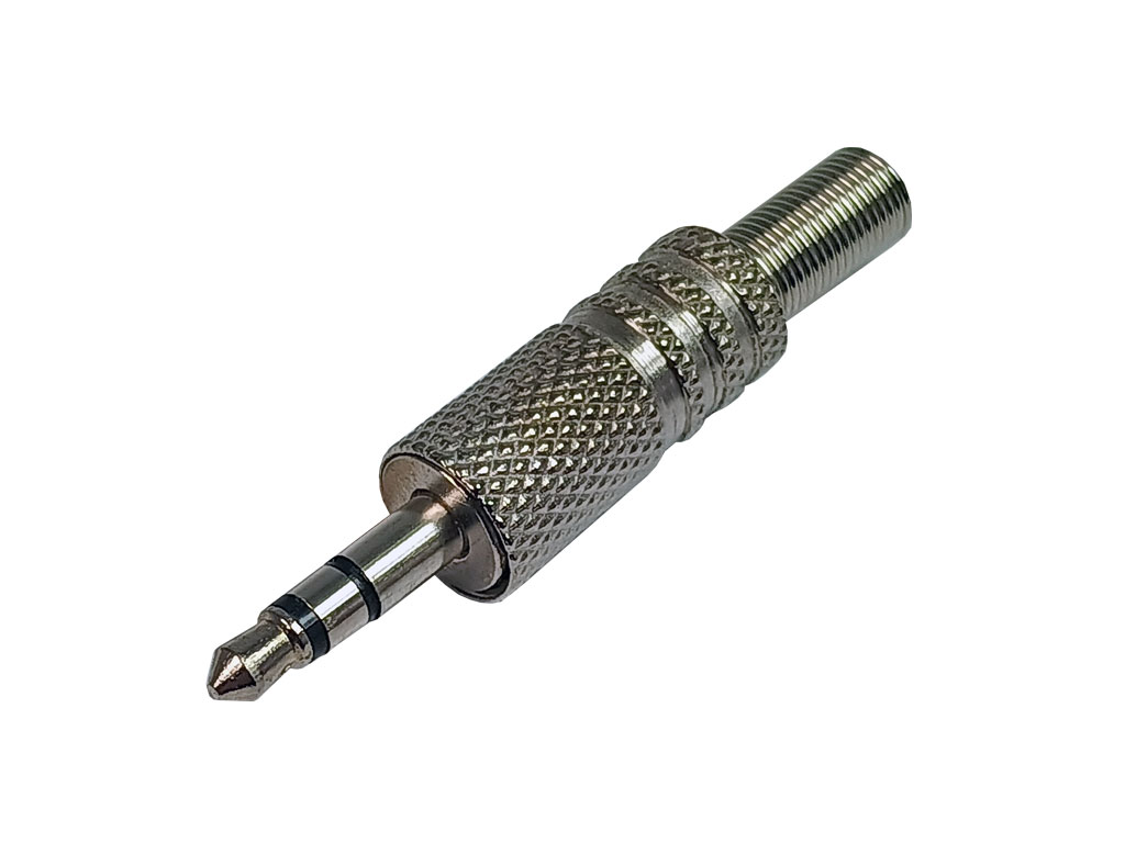 Konektor JACK 3.5mm stereo - sameček KOV