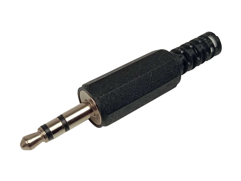 Konektor JACK 3.5mm stereo - sameček PLAST