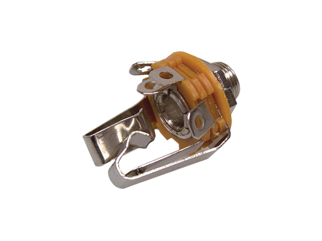 Konektor JACK 6.3mm - panelová zdířka,stereo