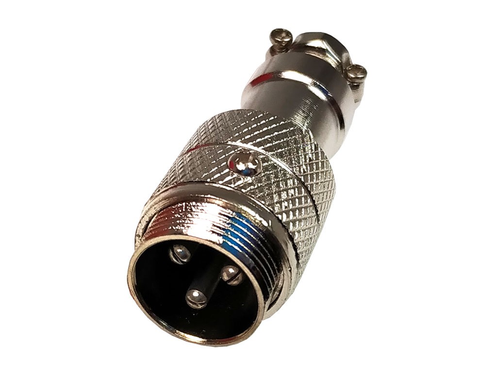 Konektor mikrofonní DIN kabelový samec 3 pin NCG-3 CM