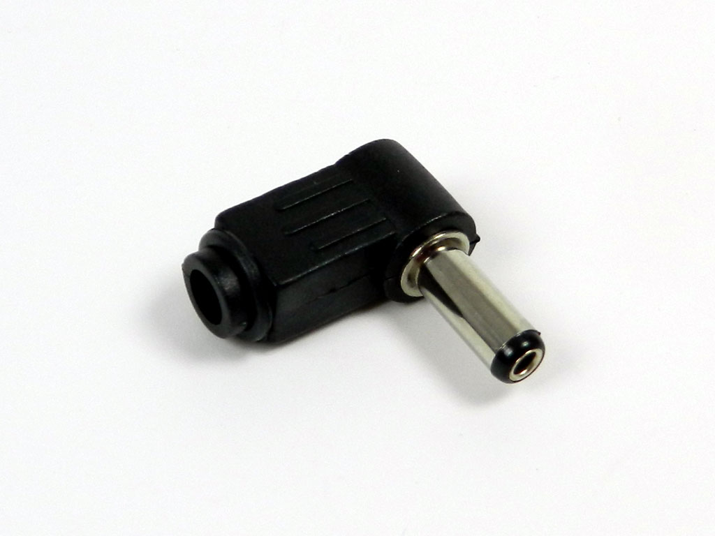 Konektor napájecí 5.5 x 2.5 x 14.0mm - úhlový na kabel