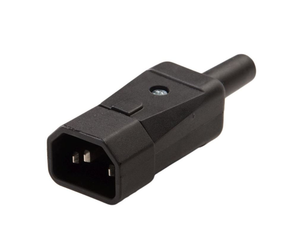 Konektor napájecí pro počítač 230V / Male IEC C14 10A