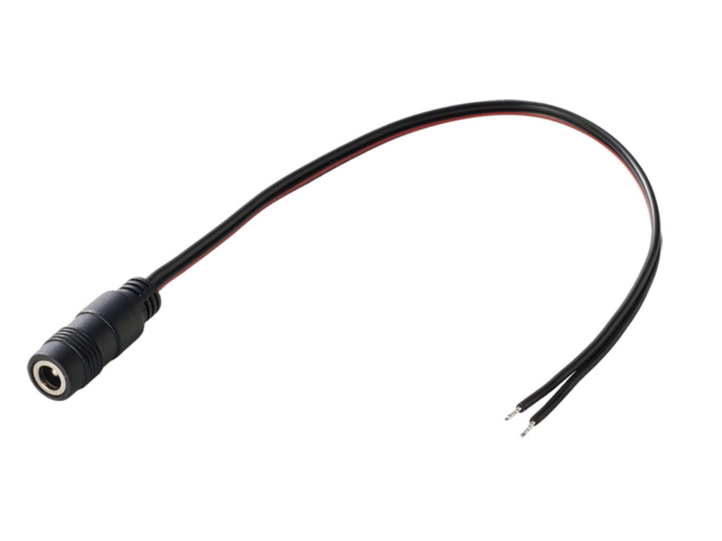 Konektor napájecí prodlužovací 0.8m samice konektor 5.5x2.1x11mm