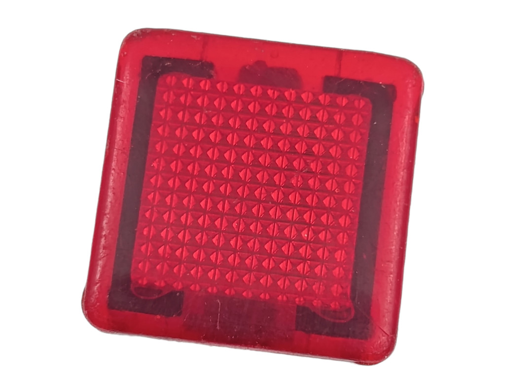 Kontrolka, doutnavka TESLA - ISZ 70 701, 220V hranatá - červená