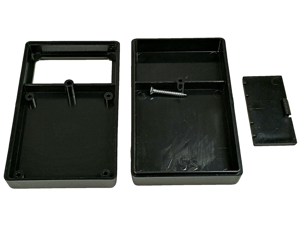 Krabička plastová, dvoudílná KP 20A, prostor pro baterii