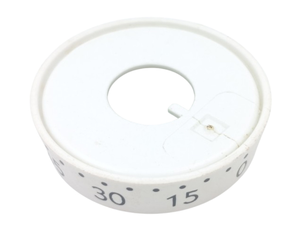 Kroužek minutky pod knoflík na sporák Mora 2443, Gorenje 850103, bílý