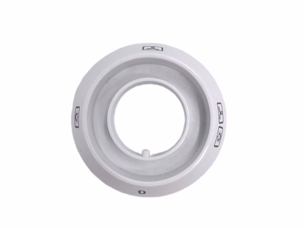 Kroužek přepínače funkcí trouby pod knoflik na sporák Mora 524, Gorenje 815040, 812147, bílý