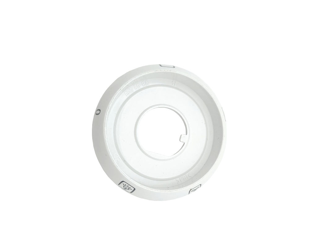 Kroužek přepínače funkcí trouby pod knoflik na sporák Mora, Gorenje 850611, bílý 
