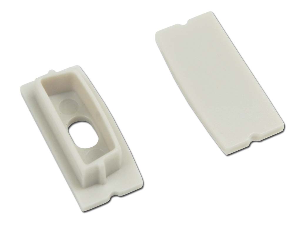 Krytka AL profilu / lišty AS3 pro přisazení pro více pásků sada 2ks 