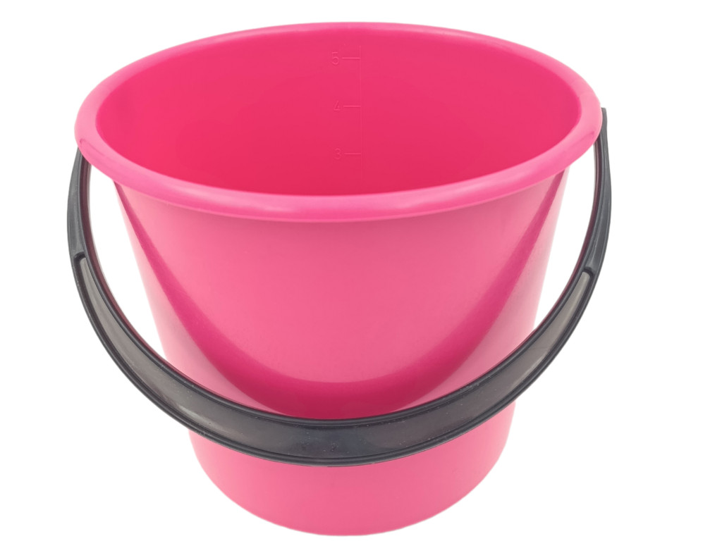 Kybl, plastový kbelík 5l s měrkou a uchem - barevná varianta dle skladové dostupnosti  