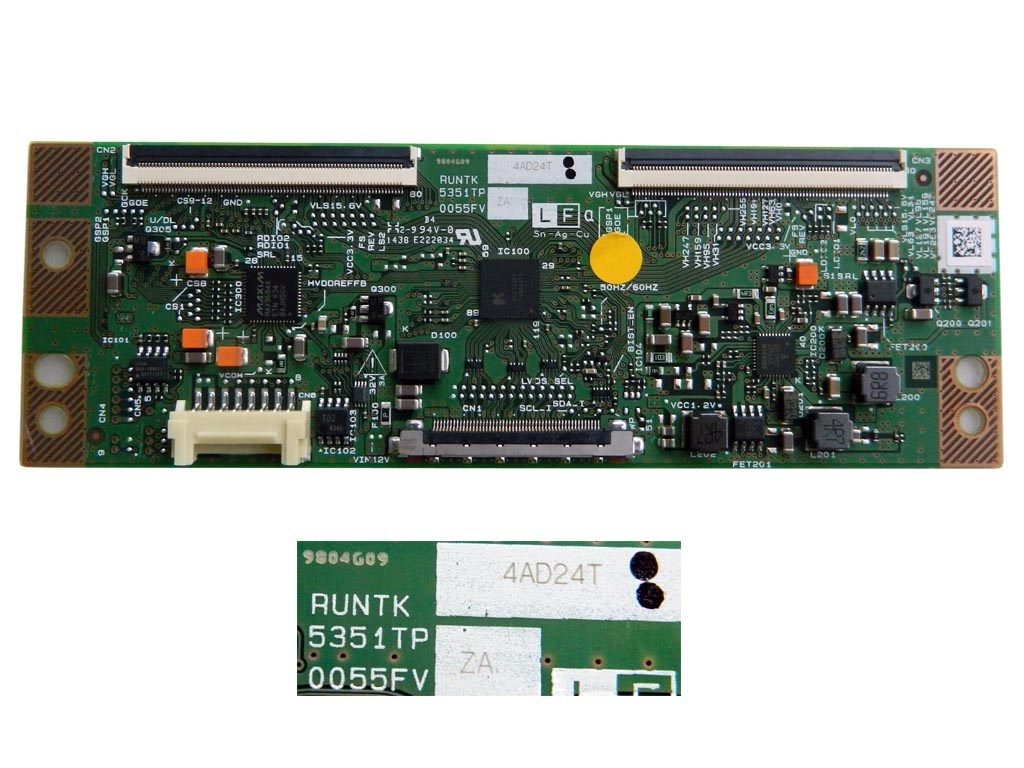 LCD LED modul T-Con RUNTK5351TP-0055FV-ZA / T Con assy board RUNTK5351TP0055FVZA