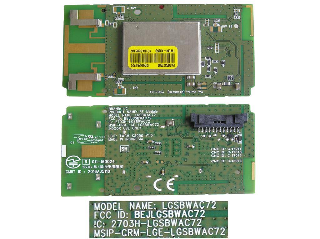 LCD LED modul WiFi LG EAT63377302 / LG - network-WIFI module LGSBWAC72 / TWCM-K305D
