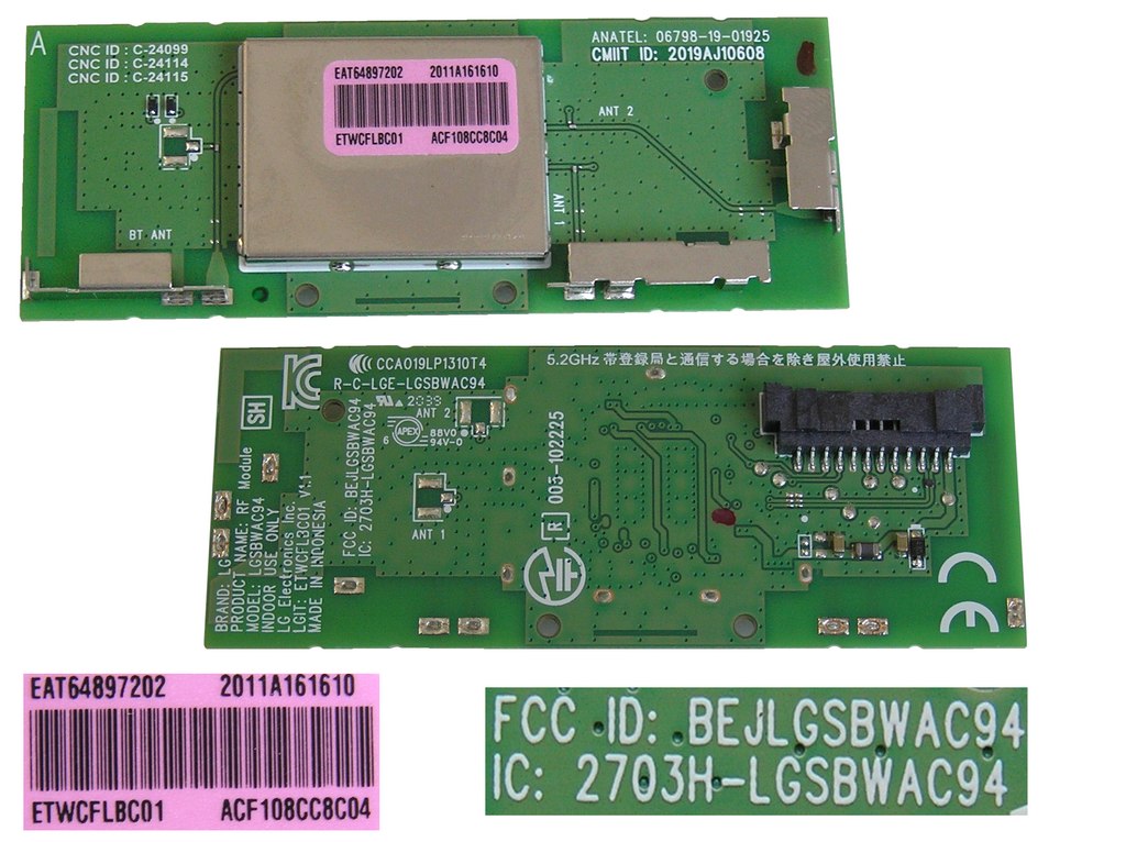 LCD LED modul WiFi LG EAT64897202 / LG - network-WIFI module LGSBWAC94