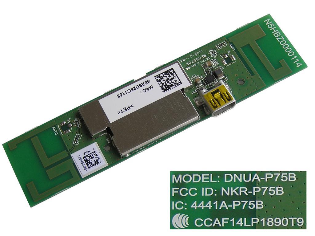 LCD LED modul WiFi Panasonic DNUA-P75B / Panasonic network-WIFI module N5HBZ0000114