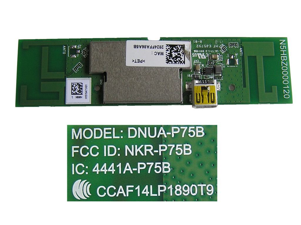 LCD LED modul WiFi Panasonic DNUA-P75B / Panasonic network-WIFI module N5HBZ0000120