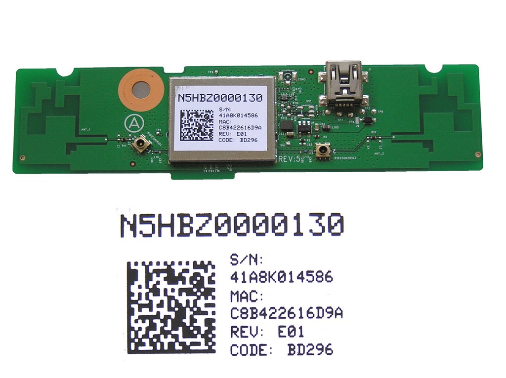 LCD LED modul WiFi  Panasonic WLU5540B-D81 / Panasonic network-WIFI module N5HBZ0000130