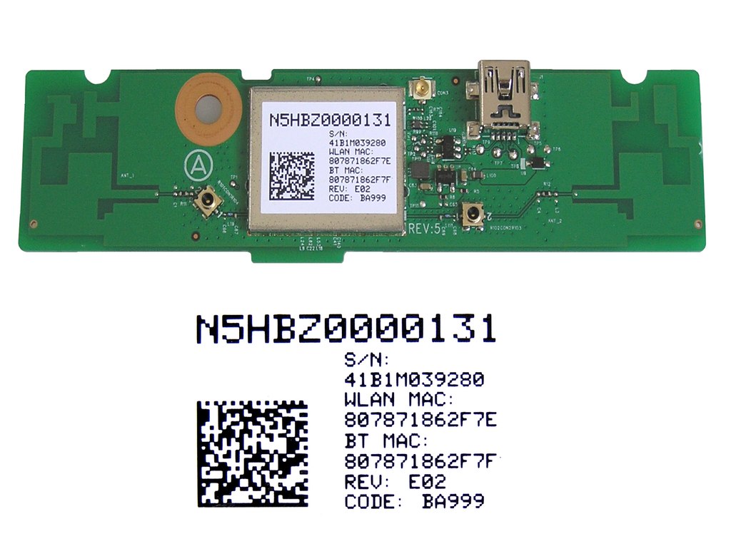 LCD LED modul WiFi  Panasonic WLU5540B-D81 / Panasonic network-WIFI module N5HBZ0000131