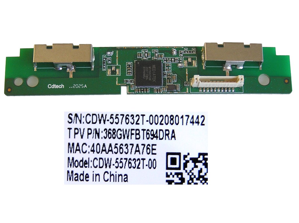 LCD LED modul WiFi Philips CDW-557632T00 / Philips - network-WIFI module 368GWFBT694DRA / 996592003277