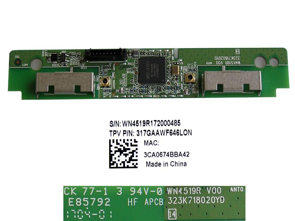 LCD LED modul WiFi  Philips WN4519R / Philips -  network WIFI module 317GAAW646LON / 