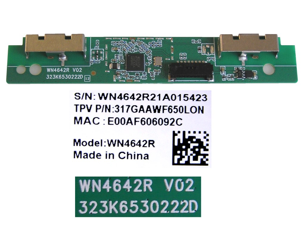 LCD LED modul WiFi Philips WN4642R V02 / Philips - network-WIFI module WN4642R21 / 317GAAWF650LON / 996598002027