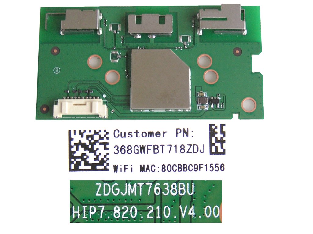 LCD LED modul WiFi Philips ZDGJMT7638BU / Philips - network-WIFI module 368GWFBT718ZDJ / 996592200491