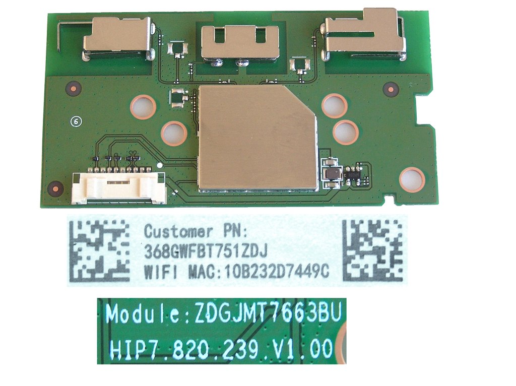 LCD LED modul WiFi Philips ZDGJMT7663BU / Philips - network-WIFI module 368GWFBT751ZDJ / 996592200490