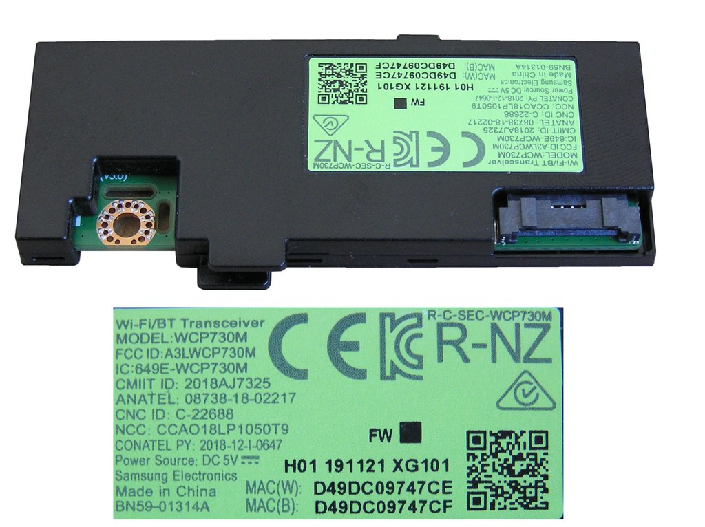 LCD LED modul WiFi  Samsung BN59-01314A / Samsung network-WIFI module WCP730M / BN5901314A