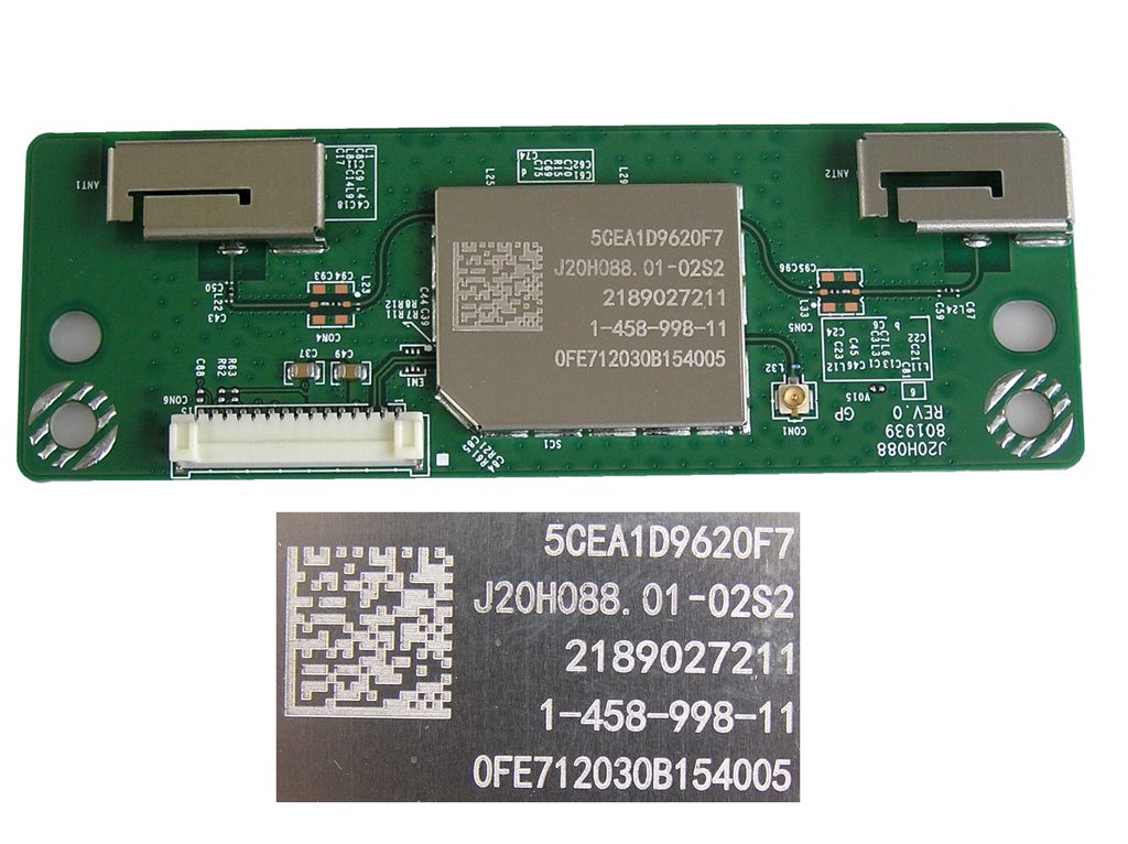 LCD LED modul WiFi  Sony 1-458-998-11 / Sony network WIFI module J20H088.01-02S2