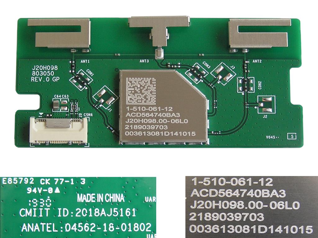 LCD LED modul WiFi  Sony 1-510-061-12 / Sony network WIFI module J20H098.00-06L0