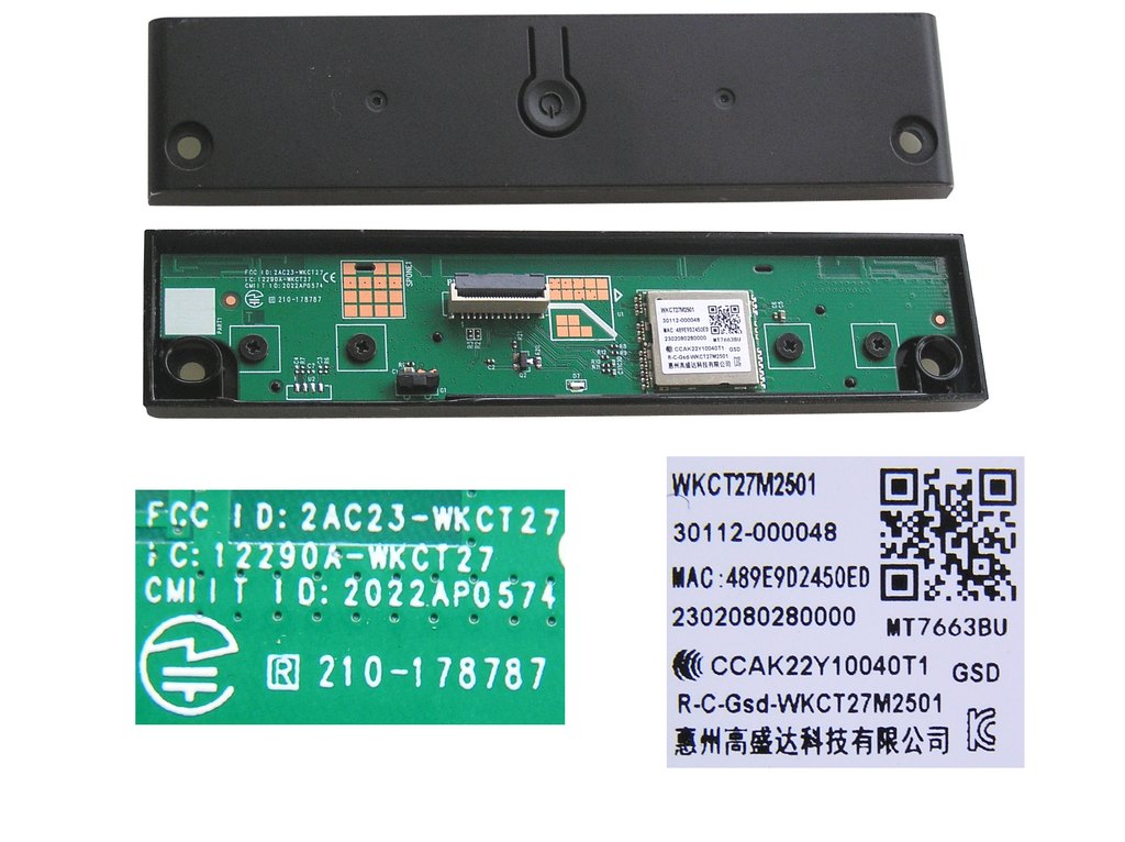 LCD LED modul WiFi  TCL WKCT27M2501 / TCL - network-WIFI module 30112-000048