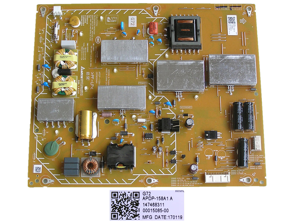 LCD LED modul invertor G72  APDP-158A1A / LED inverter driver board 147468311 / 2955036404