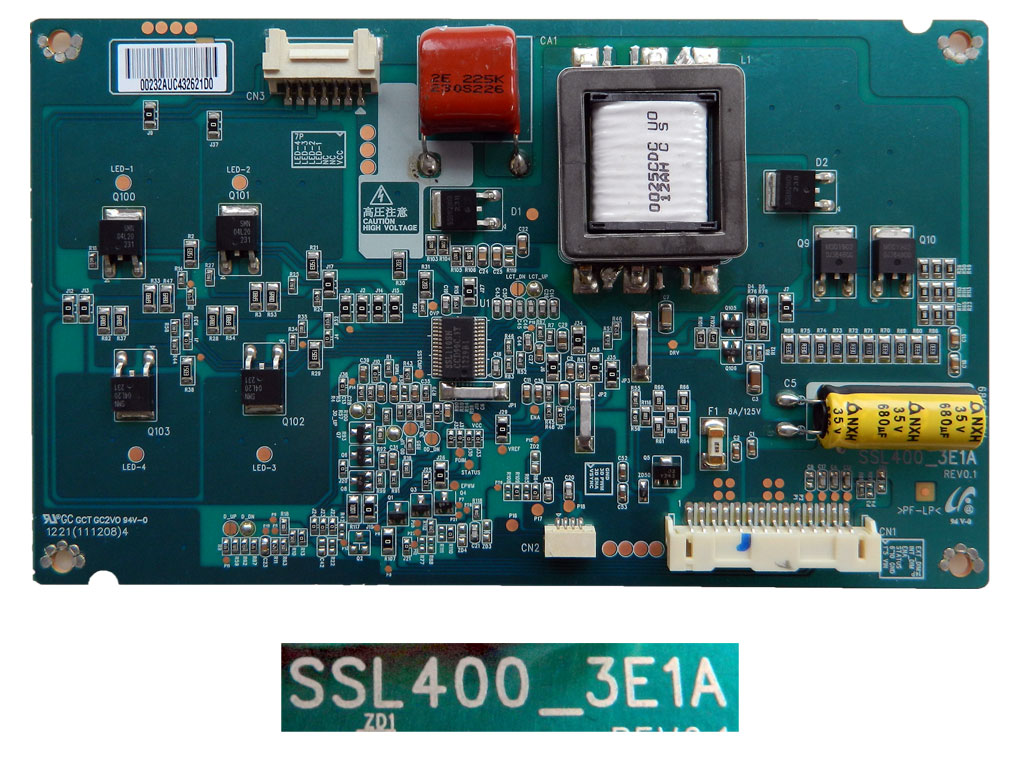 LCD LED modul invertor LJ97-002232A SSL400 3E1A REV0.1 / LED inverter driver board LJ97002232A SSL4003E1A REV0,1