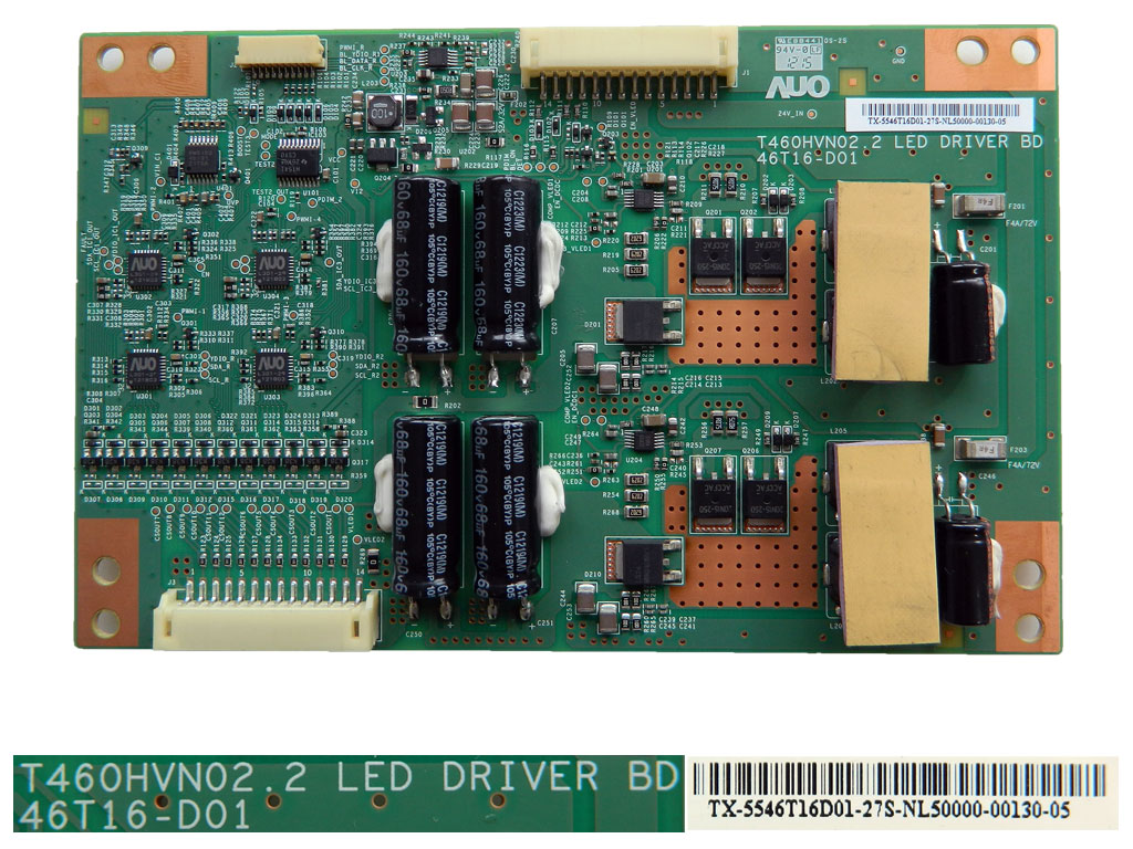 LCD LED modul invertor T460HVN02.2 46T16-D01, TX-5546T16D01 / LED inverter driver board 55.46T16.D01 - 46T16-D01 - T460HVN02.2