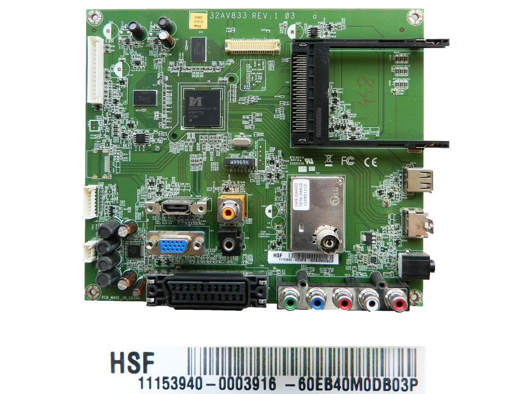LCD LED modul základní deska 11153940 60EB40M0DB03P / assy main board 75025625 TOSHIBA