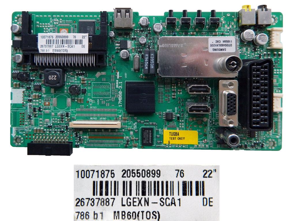LCD LED modul základní deska 20550899 / assy main board 17MB60 - 3.1 VESTEL
