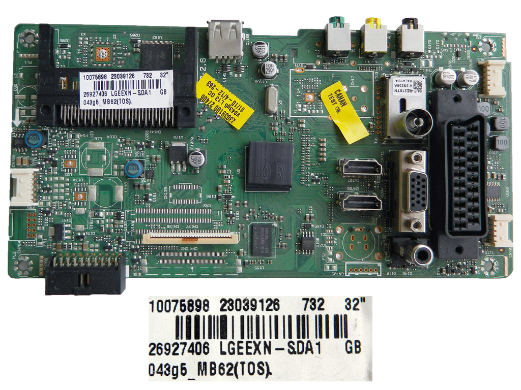 LCD LED modul základní deska 23039126 / assy main board 17MB62 - 2.6 VESTEL