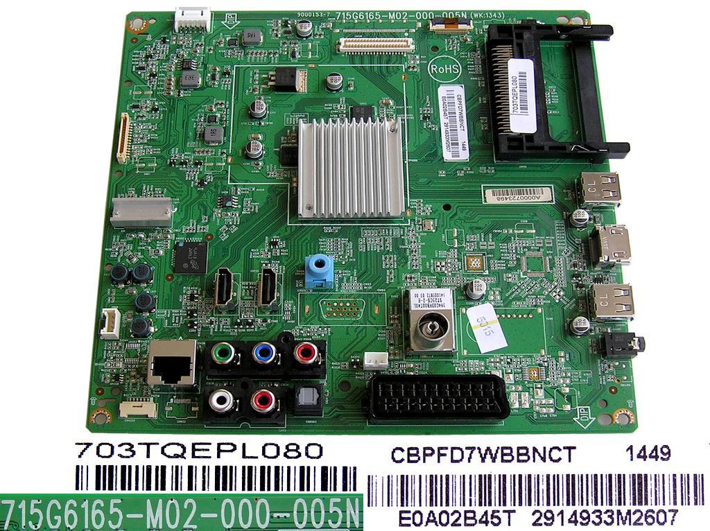 LCD LED modul základní deska CBPFD7WBBNCT E0A02B45T / assy main board 715G6165-M02-000-005N / 703TQEPL080