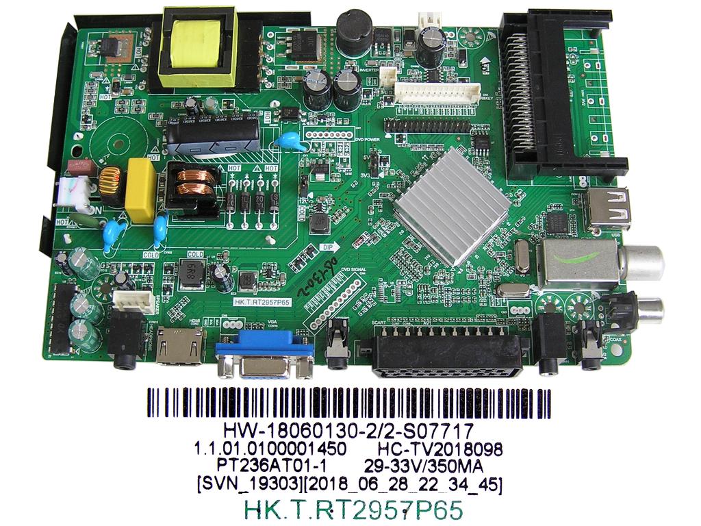 LCD LED modul základní deska HK.T.RT2957P65 / Main board HW-18060130-2/2-S07717 / HC-TV2018098